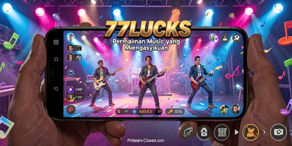 Screenshot gameplay 77LUCKS yang menampilkan fitur menarik dan lagu-lagu terbaru.