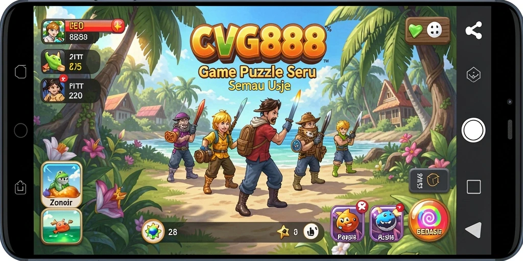 Gambaran gameplay seru dari CVG8888 yang menantang.