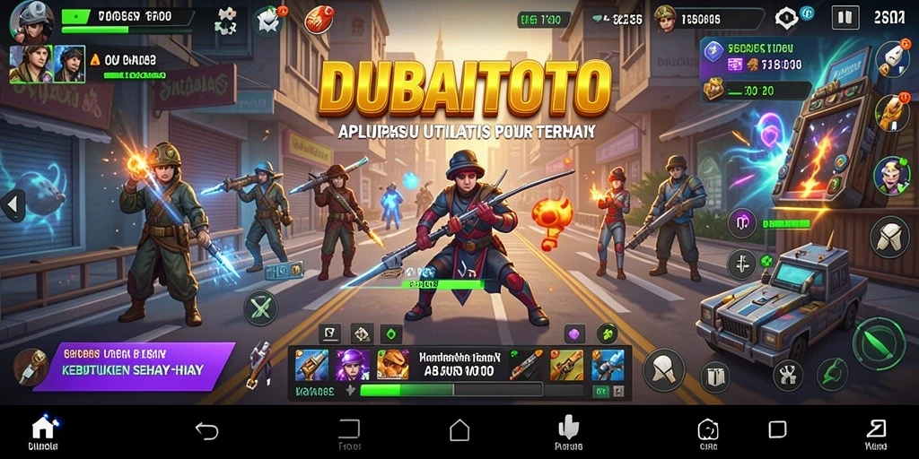 Tampilan antarmuka DUBAITOTO yang intuitif dan menarik.