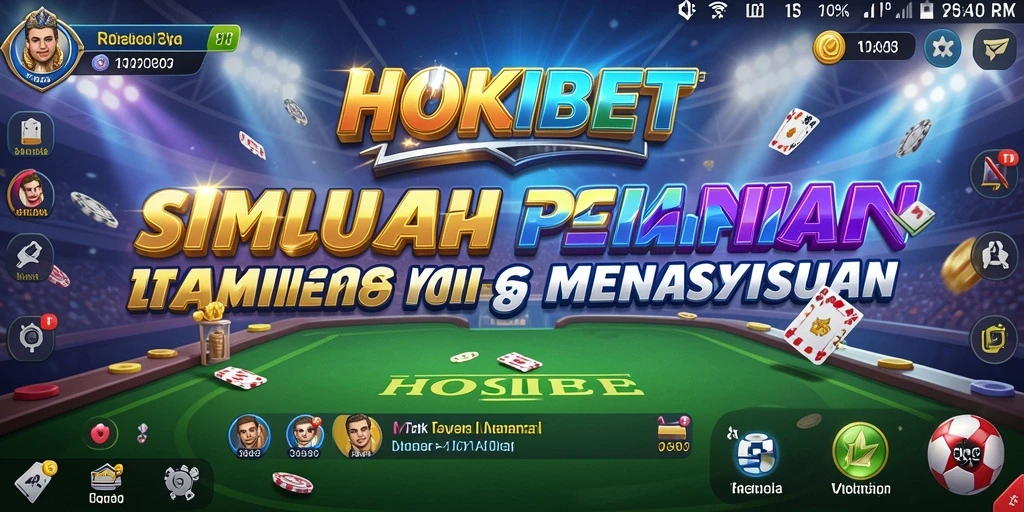 Tampilan gameplay HOKIBET yang seru dan interaktif.