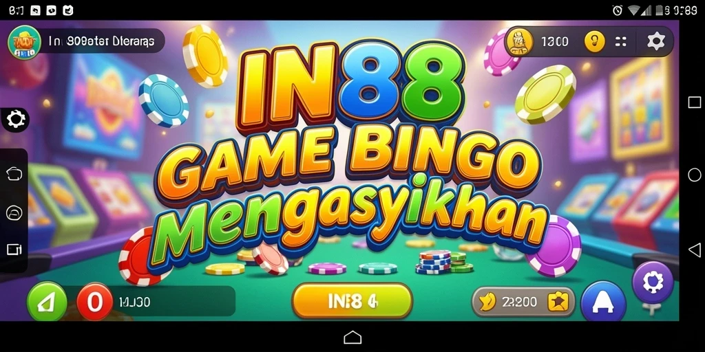 Tampilan permainan bingo yang seru di IN88.