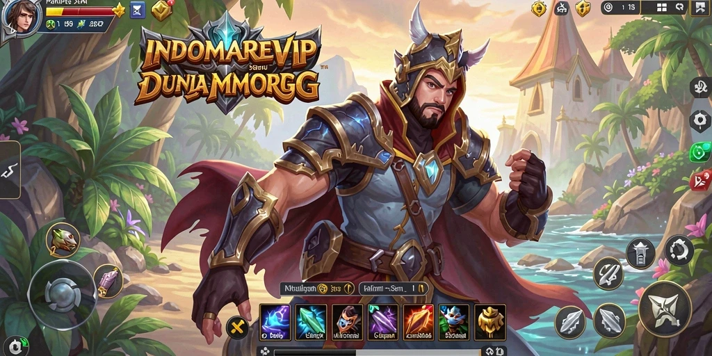 Tampilan seru gameplay INDOMAREVIP dengan aksi pertarungan yang dinamis.