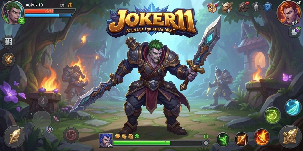 Screenshot gameplay <strong>JOKER11</strong> menampilkan aksi pertarungan seru dalam dunia ARPG yang menantang.