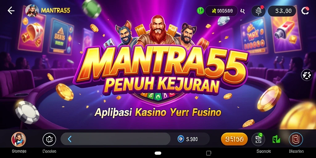 Tampilan menarik dari gameplay Kasino MANTRA55 yang seru.