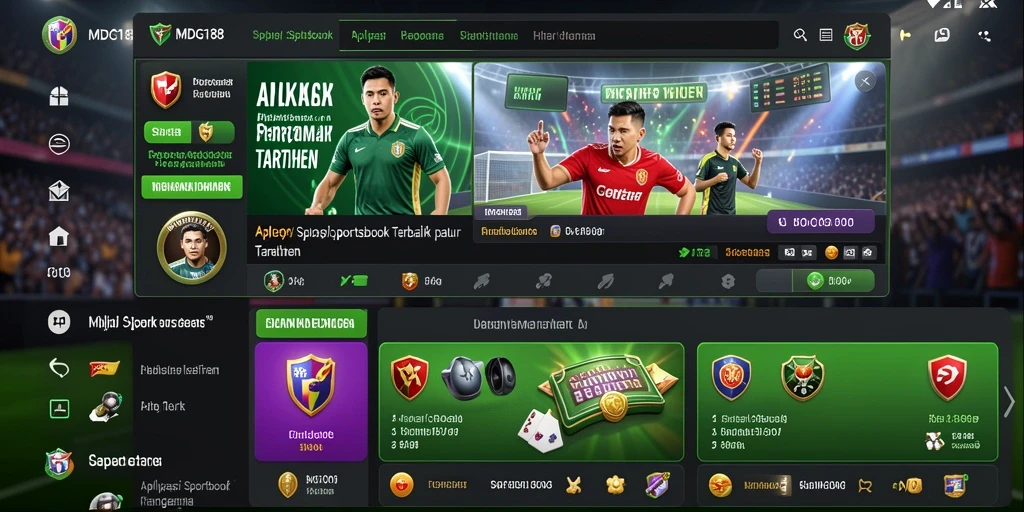 Screenshot MDG188 menunjukkan antarmuka taruhan yang menarik dan informatif.