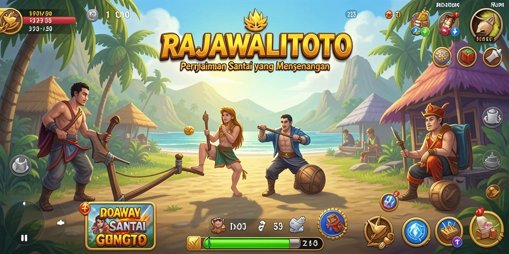 Tampilan gameplay RAJAWALITOTO yang seru dan menarik.