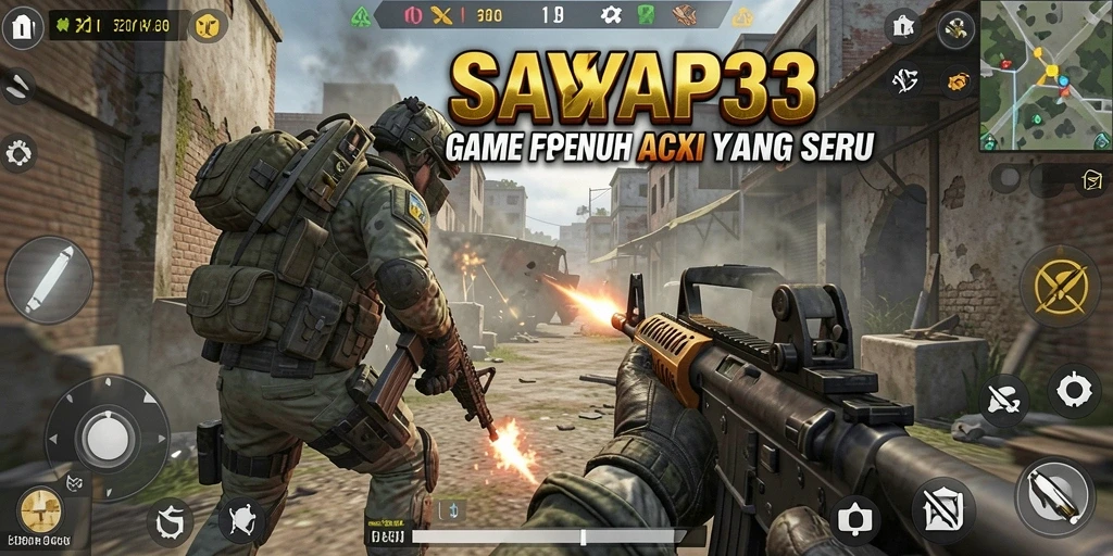 Screenshot gameplay dinamis dari SAYAP33 dengan aksi menarik.