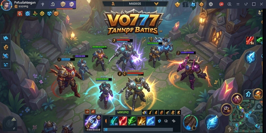 Tampilan gameplay VO777 yang seru dalam pertarungan epik.